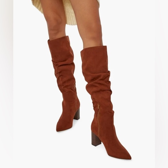 Fiona Slouched Heeled Boots - Picture 10 of 11